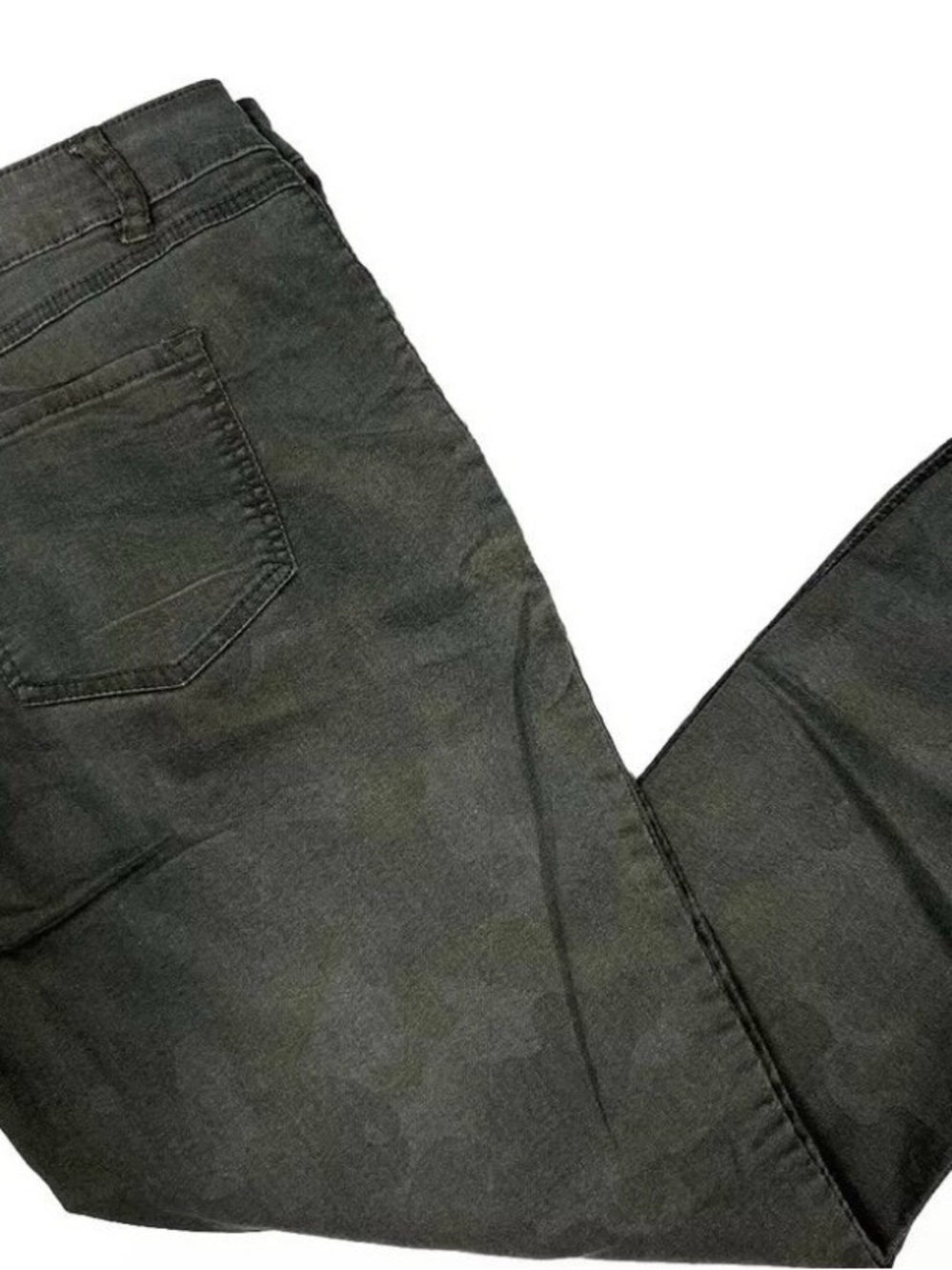 Women’s Artisan NY Green Subtle Camo Pants Size 14 - Picture 1 of 5